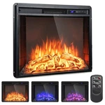 Costway 26 Inch Recessed Electric Fireplace Heater Remote Control 750W/1500W New. Price: $159.99.