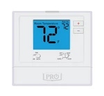 PRO1 T721 Non-programmable Wall Thermostat, 2H/1C Heat Pump Or 1H/1C Conventi... New. Price: $88.02.