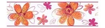 Candice Olson Orange & Pink Floral Wallpaper Border CK7702B New. Price: $14.57.