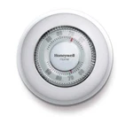 Honeywell Home Round Non-programmable Thermostat 1H Single Stage Manual Control Open. Price: $19.95.