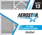 Aerostar 20X25X5 Ab Merv 13 Furnace Air Filter, Pack New. Price: $98.99.