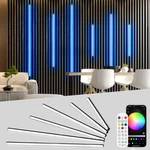 Rgb Black Smart Recessed Lighting For Acoustic Panel, 6 Pcs Wifi Led Strip Li... New. Price: $147.99.