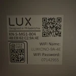 Lux Kono Smart Programmable Thermostat KN-S-MG1-B04 Wifi Enabled Open. Price: $50.00.