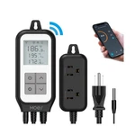 Moes Smart Wifi Cooling Heating Thermostat Outlet, Tuya Digital Tem... Fast Ship New. Price: $61.53.