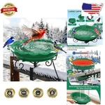 Heated Bird Bath Green Deck Railing 100W Smart Thermostat Winter Outdoor Garden New. Price: $94.49.