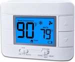 Non Programmable Thermostat For Home - Single Stage 1H/1C, With Room Temperature New. Price: $42.29.