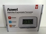 Aowel Digital Non-programmable Thermostat For Home White Single Stage AW701 Used. Price: $24.42.