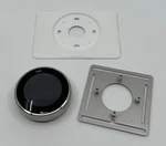Nest Thermostat A0013 Black/silver With Wall Plate Used. Price: $39.99.