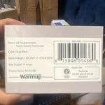 Warmup 4IE-03-OB Touch Screen Programmable Thermostat Onyx Black 120/240V 15A Open. Price: $150.00.