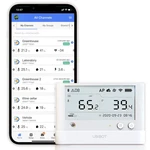 Ubibot WS1 Pro Wireless Smart Sensor Monitor Temperature Humidity Ambient Light New. Price: $59.99.