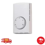 Cadet T521-W Single-pole 22A Line Voltage Wall Thermostat Non-programmable New. Price: $37.88.