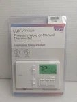 Lux / TX100E 7 Day Programmable Or Manual. Heat & Cool Thermostat (new Sealed). Price: $22.49.