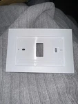 Emerson F61-2663 Wall Plate For Sensi Wi-fi Programmable Thermostat, White New. Price: $5.00.