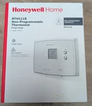 Honeywell Home RTH111B Horizonal Non-programable Thermostat New In Open Box. Price: $16.99.