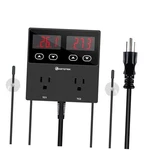 Ketotek KT99PRO Dual Digital Temperature Controller Outlet 10A Relay Heating New. Price: $51.48.