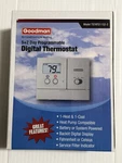 Goodman Digital Thermostat TSTATG1152-2 5+2 Day Programmable New. Price: $47.99.