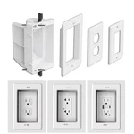 Recessed Outlet Box For Wall Mount Tv, Antenna, Phone And Cable Suitable ... New. Price: $30.45.