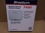 Braeburn BRA-7490 Wireless Remote Outdoor Sensor 195839 New. Price: $38.00.