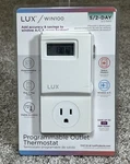New Lux WIN100 Programmable Outlet Thermostat 5/2-DAY Space Heaters Window A/c. Price: $24.87.