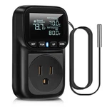 Diymore Digital Temperature Controller Outlet 1800W Plug-in White New. Price: $23.23.