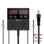 Ketotek KT99PRO Dual Digital Temperature Controller Outlet 10A Relay Heating New. Price: $51.48.