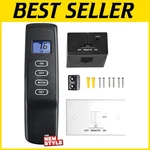 Backlit Remote Thermostat Kit For Easy Control Of Gas Fireplaces - Modern Style New. Price: $91.19.
