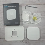 Amazon Smart Thermostat White Alexa Enabled Honeywell Home Technology Used. Price: $24.99.