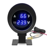 Bllyogu 2-IN-1 Water Temperature Voltage Gauge Set 52MM Digital Blue Le... New. Price: $34.36.