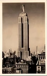 Empire State Building New York Skyline View Vintage 1930S - Rppc Photo Postcard Unspecified. Price: $19.00.
