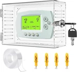Universal Thermostat Lock Box With Key,clear Large Cover For... New. Price: $14.76.