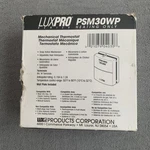 Luxpro Series Mechanical Heating Cooling Home Thermostat PSM30WP Open. Price: $12.00.