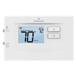 Emerson White-rodgers 1F75H-21NP 70 Series Non-programmable Thermostat, 2H / 1C New. Price: $48.99.