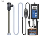 Titanium Submersible Heater 1000W 120V 13IN + Cover New. Price: $99.99.