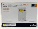 New Emerson 1E78-144 Thermostat Non-programmable 70 Series Heat Cool 24V. Price: $39.98.