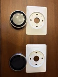 Two Nest Thermostats (A0013 Silver) Used. Price: $100.00.