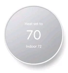 Google Nest Smart Thermostat For Home Programmable Wifi - Snow White Open. Price: $49.99.