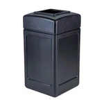 Commercial Zone 732101 Open- Indoor/ Outdoor Square 42 Gallon Large Waste Trash New. Price: $192.61.