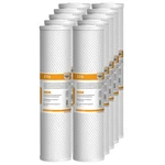 10 Pack 20"X4.5" Whole House Cto Carbon Block Water Filter For Big Blue Housings New. Price: $243.99.