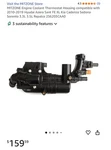 Mitzone Engine Coolant Thermostat Housing 2010-2019 Hyudai Azera Sant Sorento New. Price: $57.40.