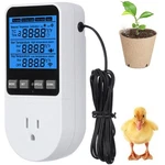 Digital Day Night Thermostat Outlet Plug With Timer, Heating Cooling Multi Pe... New. Price: $28.96.
