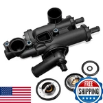 Filterup Engine Coolant Thermostat Housing Assembly 68003582AB For Dodge Jeep New. Price: $53.96.