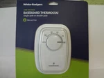 White Rodgers Emerson Line Voltage Baseboard Thermostat Model No. B-50 New. Price: $21.95.