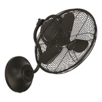 Craftmade Bellows 14" Hard-wired Wall Fan, Flat Black BW116FB3-HW New. Price: $355.20.