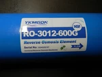 Ykmgon RO-3012-600G Reverse Osmosis Filter Element 3" X 12" Opened For Display. Price: $40.00.