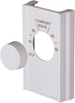 White Double Pole Line Volt Thermostat Cover With Knob For Old Style New. Price: $20.45.