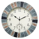 Umexus Outdoor Clock With Thermometer, Retro 13INCH, Marble Brown New. Price: $57.11.