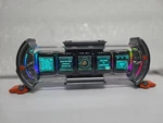 Divoom Times Gate - Cyberpunk Gaming Setup Digital Alarm Clock Used. Price: $74.99.