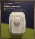 White Rodgers Emerson Line Voltage Baseboard Thermostat Model No. B-50 New. Price: $19.95.