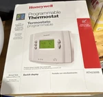 Honeywell RTH2300B Programmable Thermostat Backlit Display Push Button Universal New. Price: $13.00.