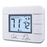 Aowel Heat/ Cool Non-programmable 4.92 X 3.74 0.98 Inches, White New. Price: $40.17.